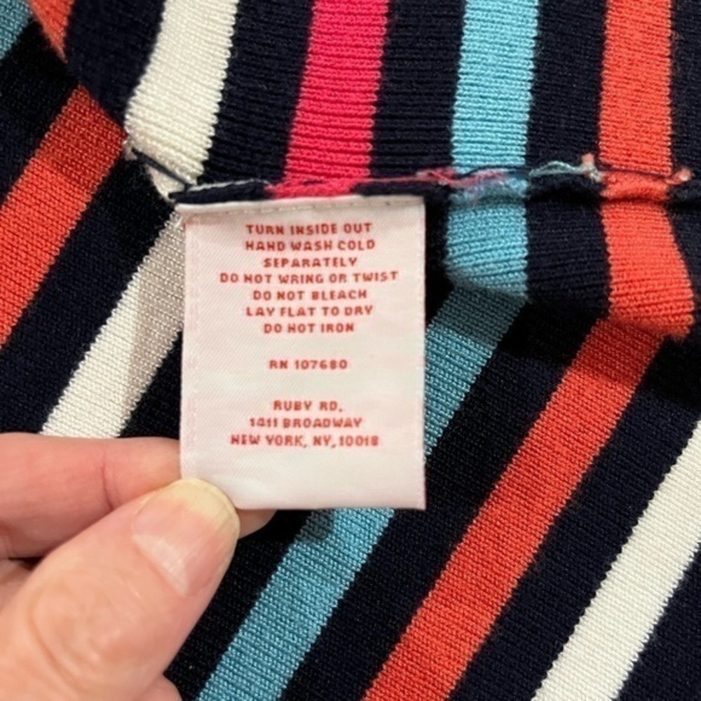 Ruby Rd Stripped Cardigan Sweater - Picture 9 of 9